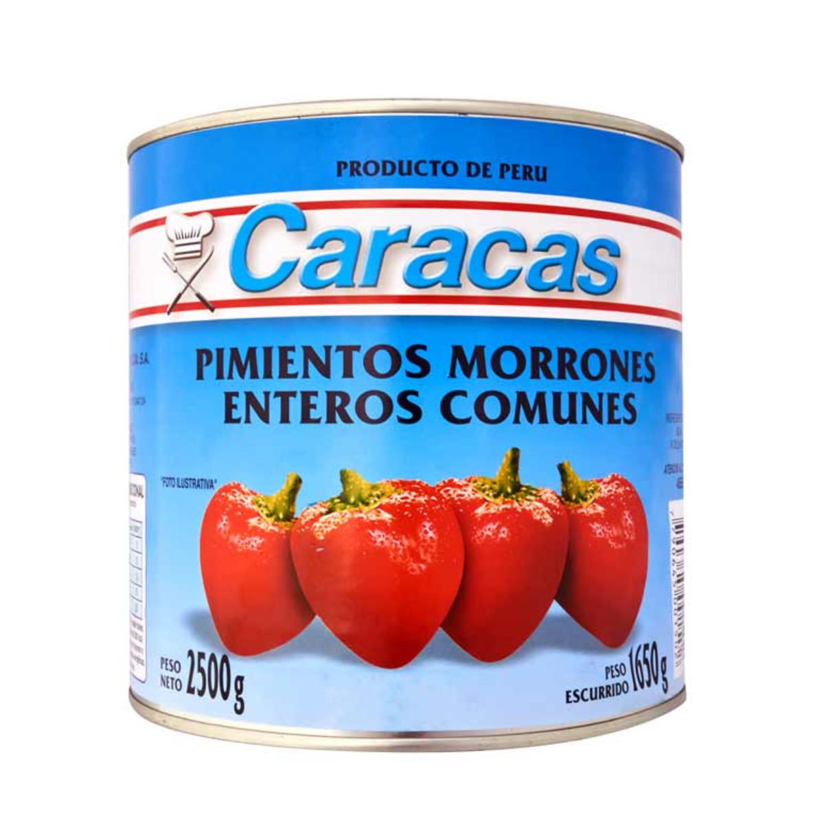 PIMIENTOS MORRONES ENT.CARACAS 6 X 2500 KG