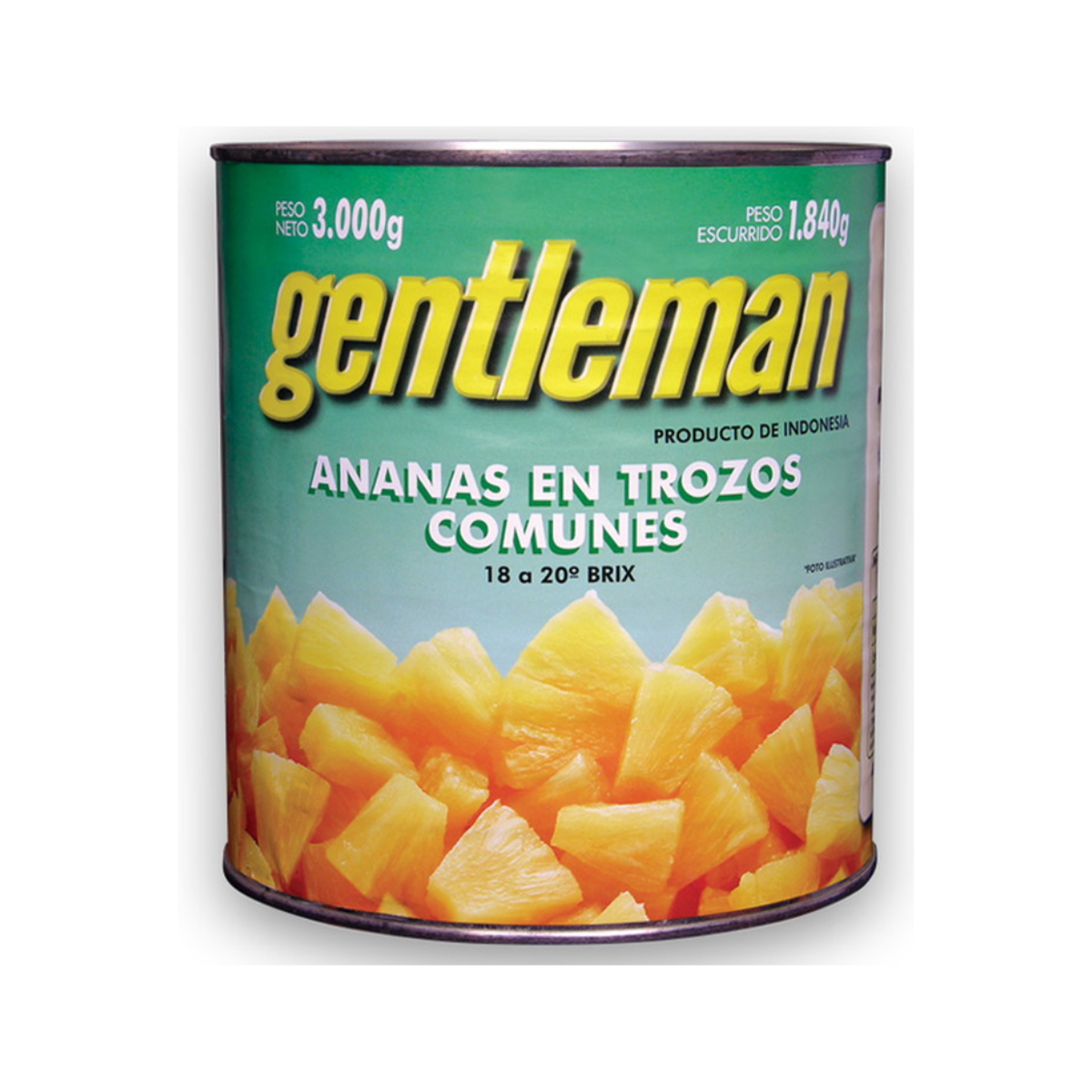 ANANA TROZO GENTLEMAN 6 LATAS X 3 KG