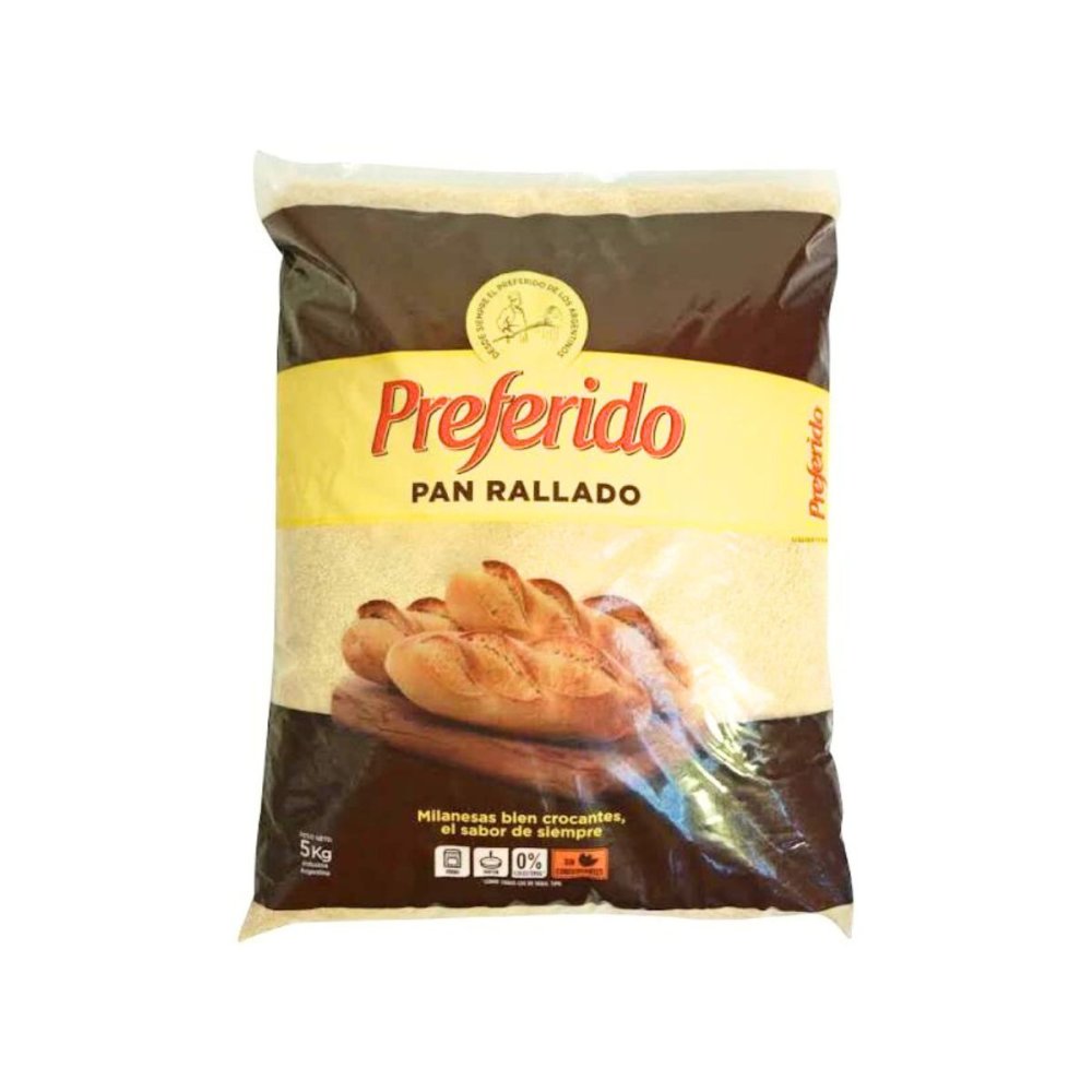 PAN RALLADO PREFERIDO x 5 kg