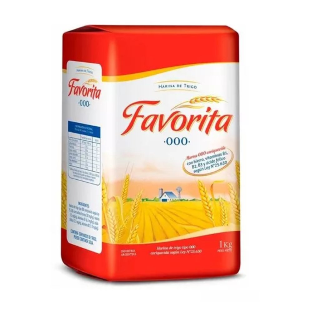 HARINA FAVORITA 000 15 x 1 kg