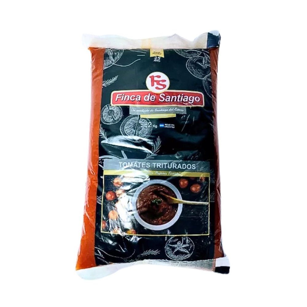 TOMATE TRITURAD 4 BOLSAS x2kg FINCA D SANTIAGO