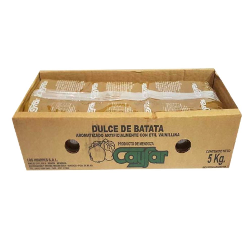 DULCE DE BATATA CAYFAR x 5 kg