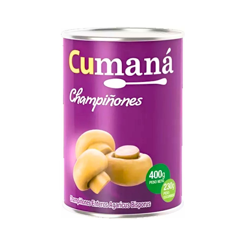 CHAMPIGNON ENTERO CUMANA 24 x 400 gra