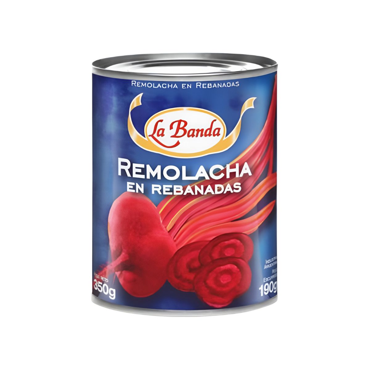 REMOLACHA REBANADAS LA BANDA 6 UND. x 350 grs