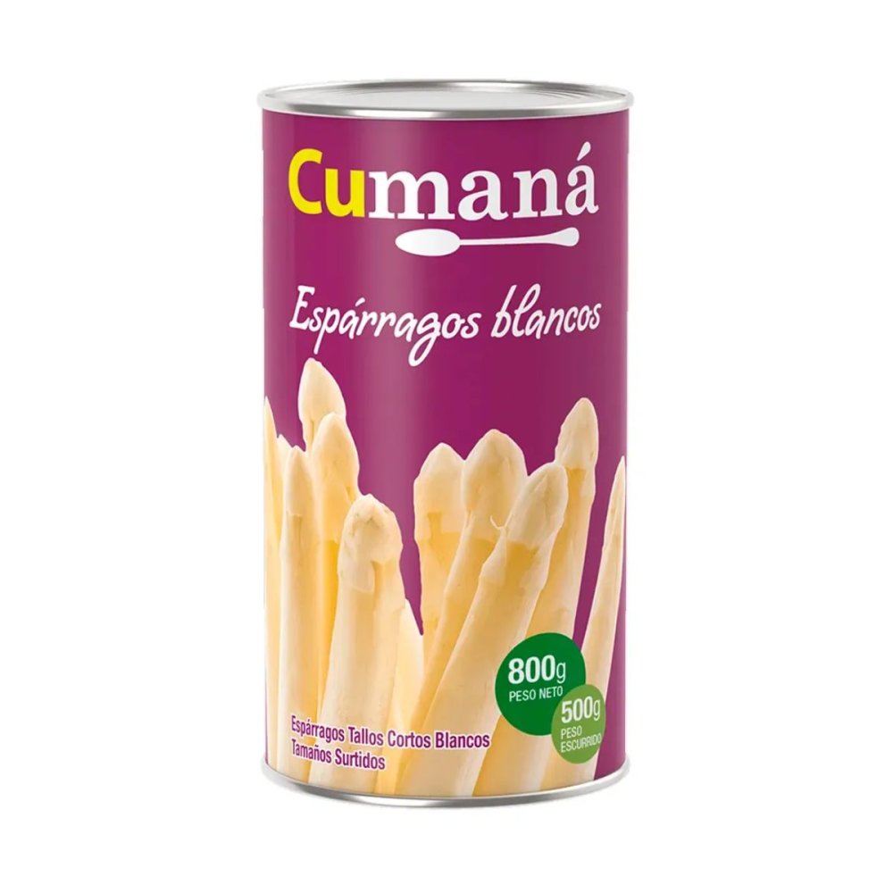 ESPARRAGOS BLANCOS CUMANA 12 x 800 grs.