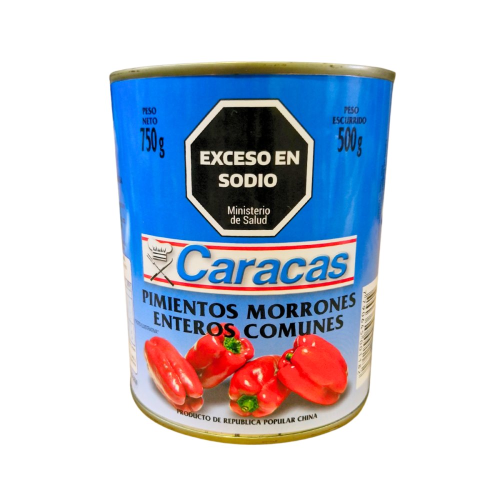 MORRONES ENTEROS CARACAS 12 x 750 grs
