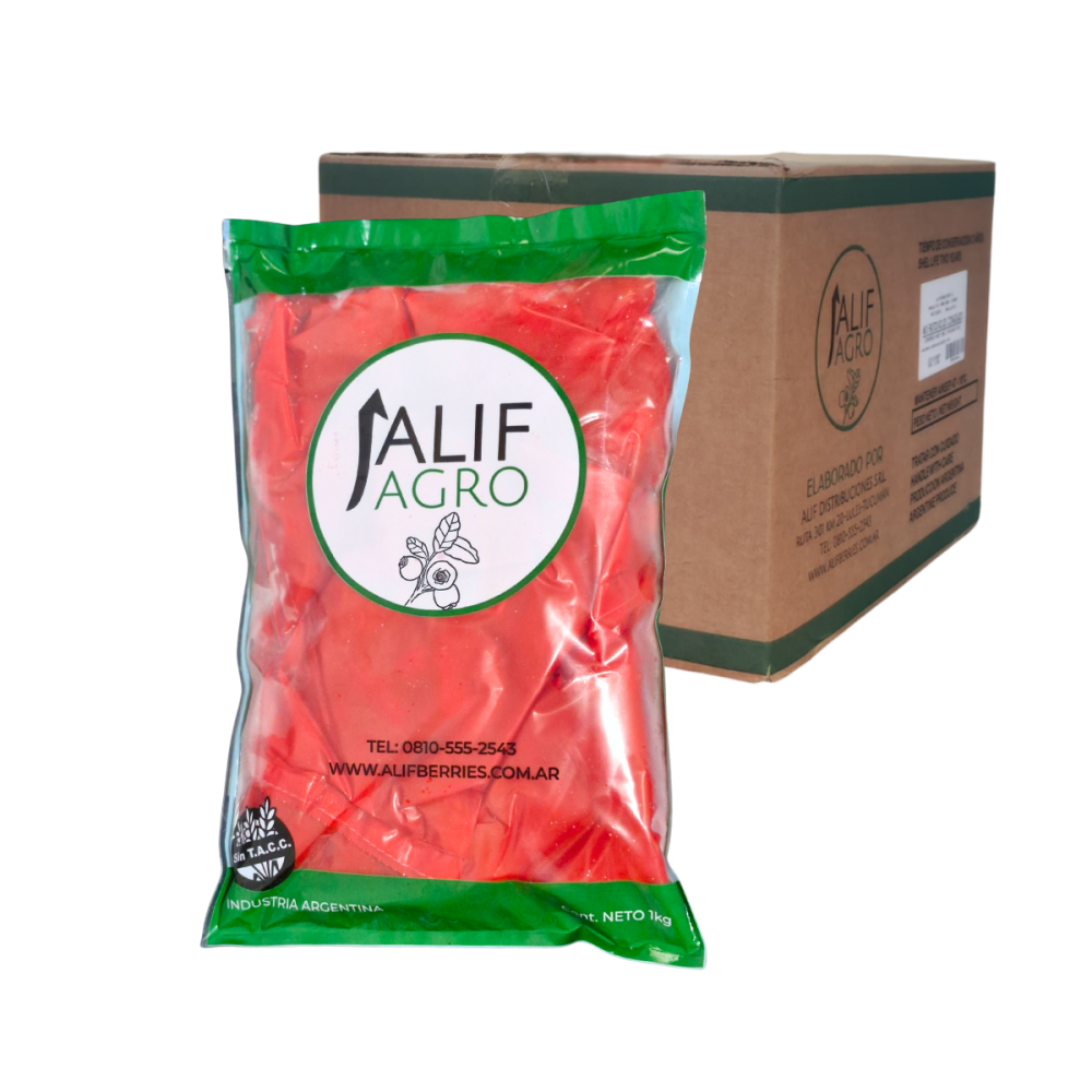 SMOOTHIE FRUTILLA Y FRAMBUESA 10 X 1KG ALIF AGRO