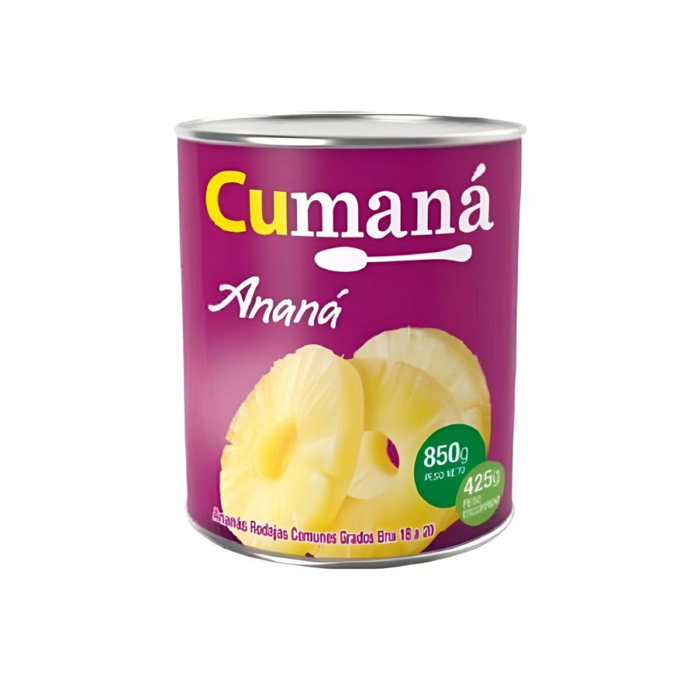 ANANA EN RODAJAS CUMANA 12  x 850 gr