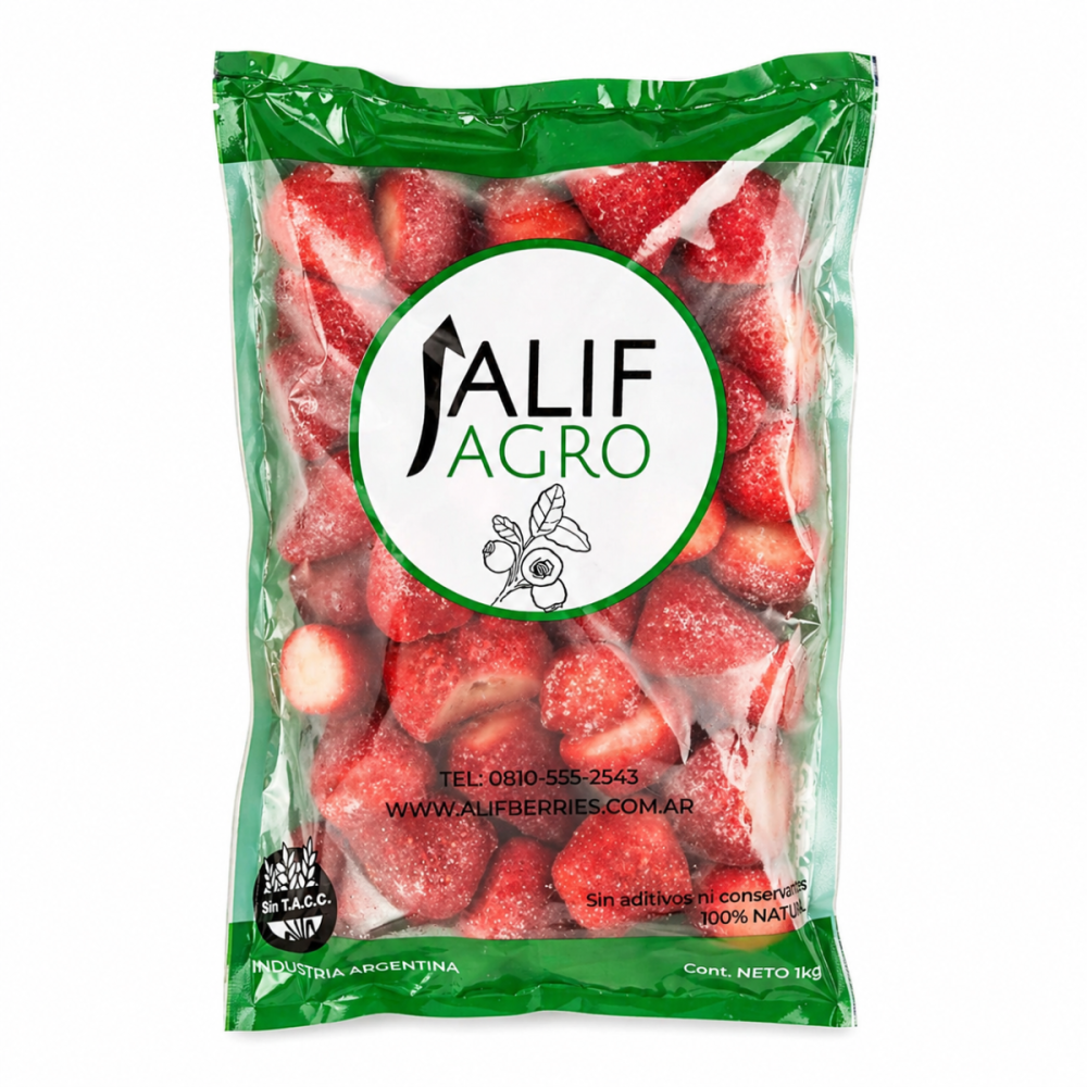 FRUTILLA BOLSA CONG 10X1 K ALIF AGRO