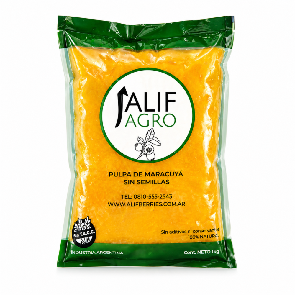 MARACUYA S/SEMILLA 10 x 1 kg ALIF AGRO