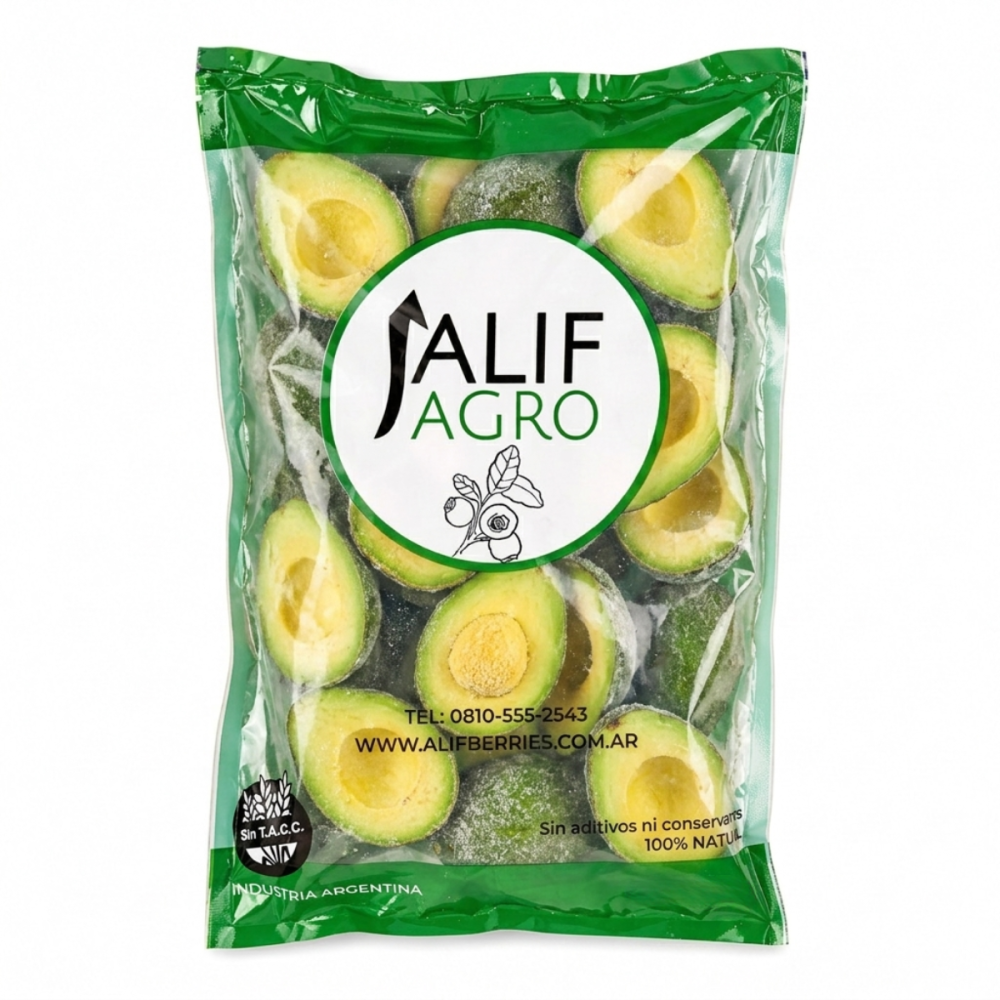 PALTA HASS MITAD CONG 16  x 250 grs ALIF AGRO