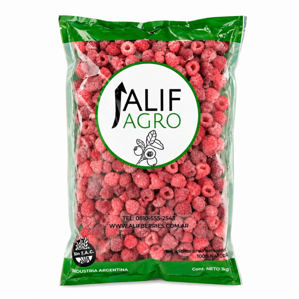 FRAMBUESA BOLSA ALIF AGRO 8 x 1 kg