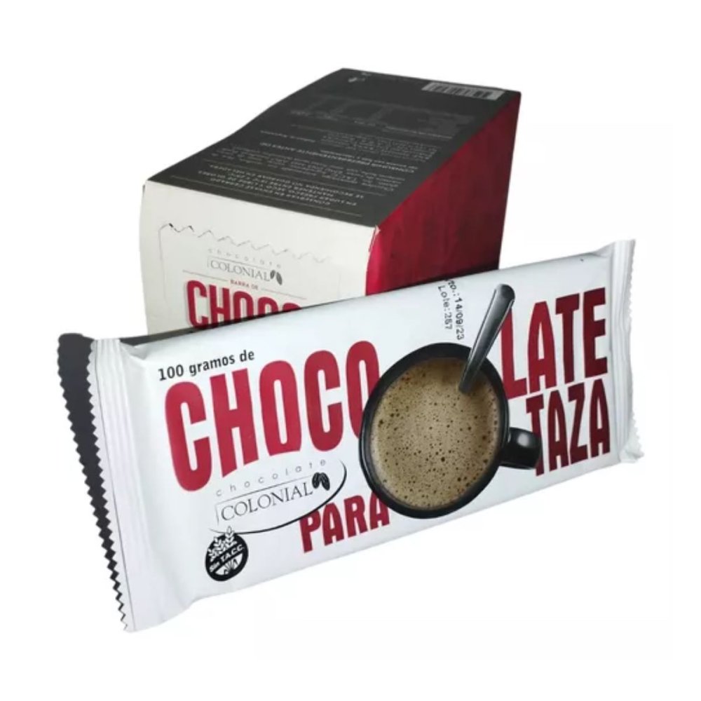 CHOCOLATE TABLETA P/TAZA COLONIAL 10 x 100g