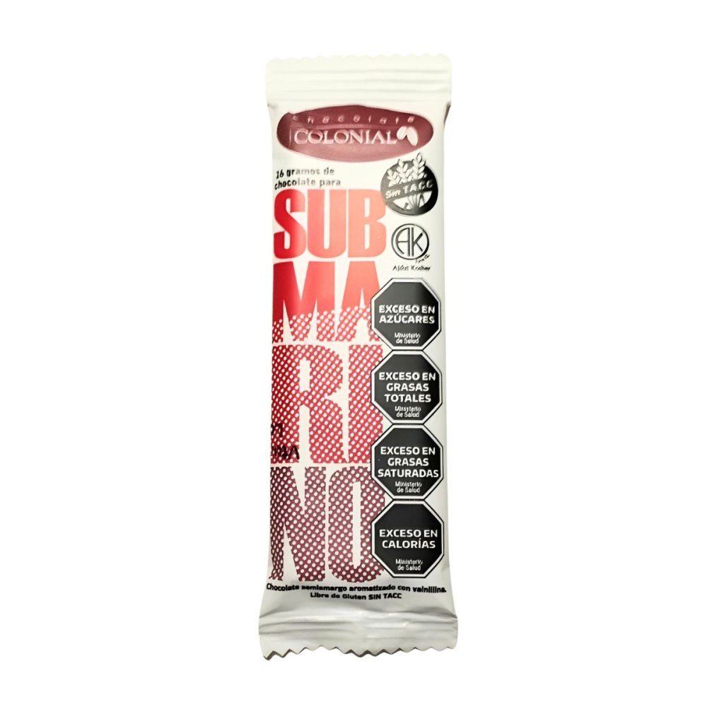 CHOCOLATE p/SUBMARINO COLONIAL x 50 u.