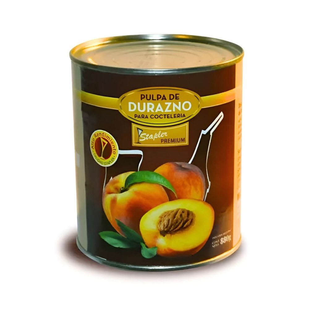 PULPA DURAZNO STAPLER 12 x 880g
