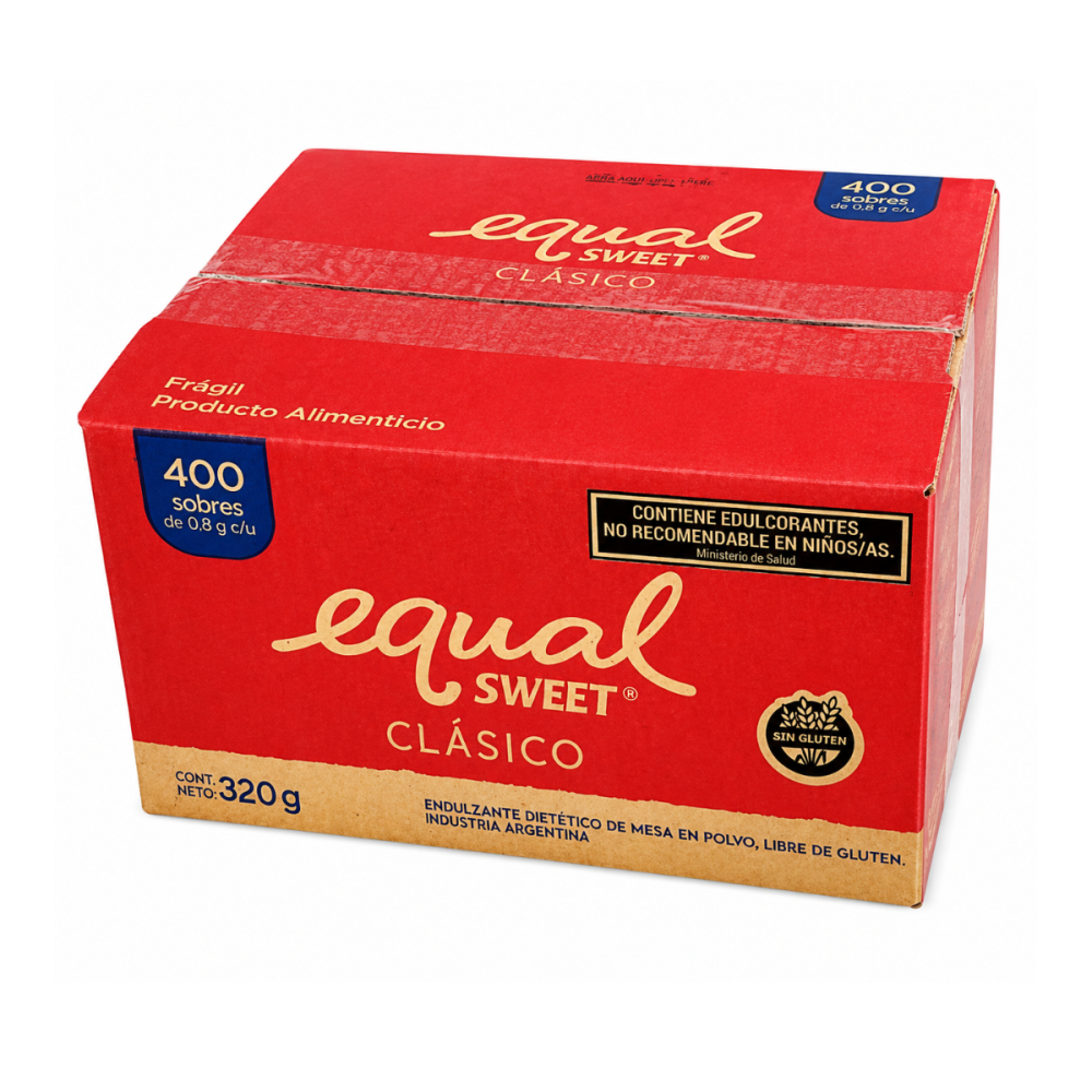 EDULCORANTE EQUALSWEET x 400 sobres x 0,8 g