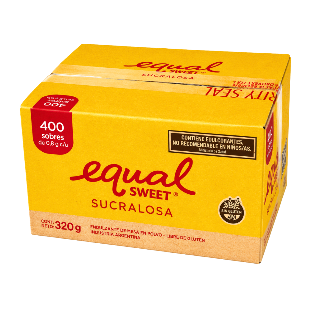 EDULCORANT EQUALSWEET SUCRALOSA x 400sobr x0.8grs