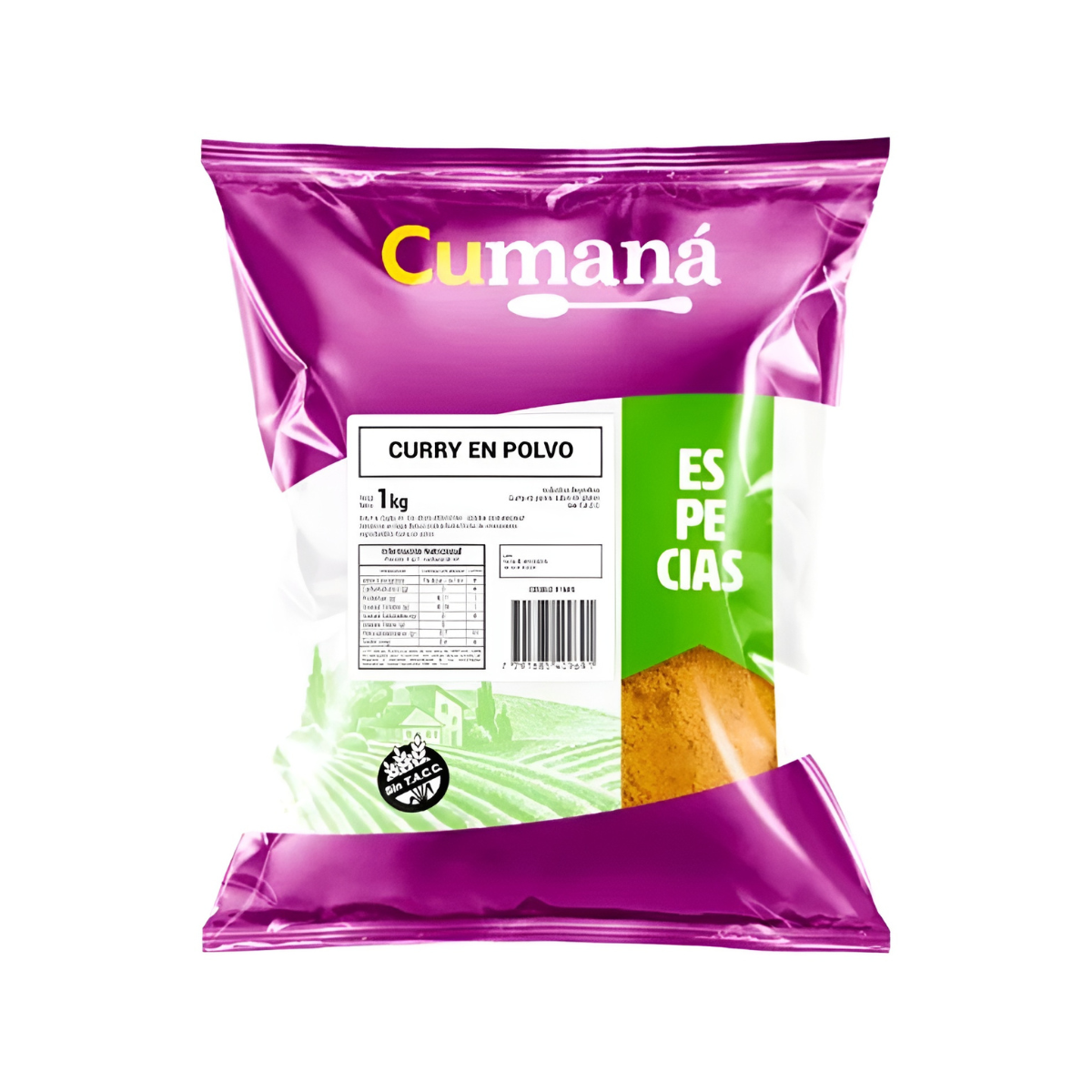 CURRY 10 BOLSAS X 1 KG CUMANA