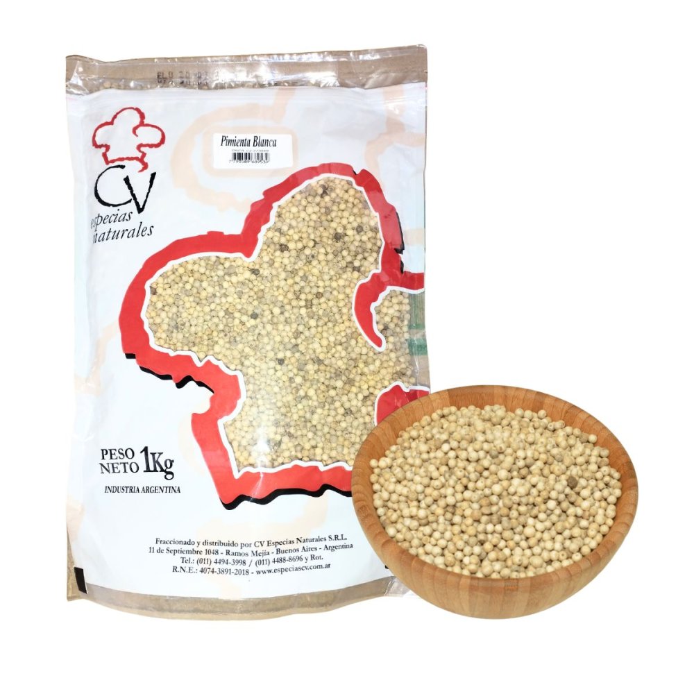 PIMIENTA Bca.EN GRANO  CV ESPECIAS x 1 kg