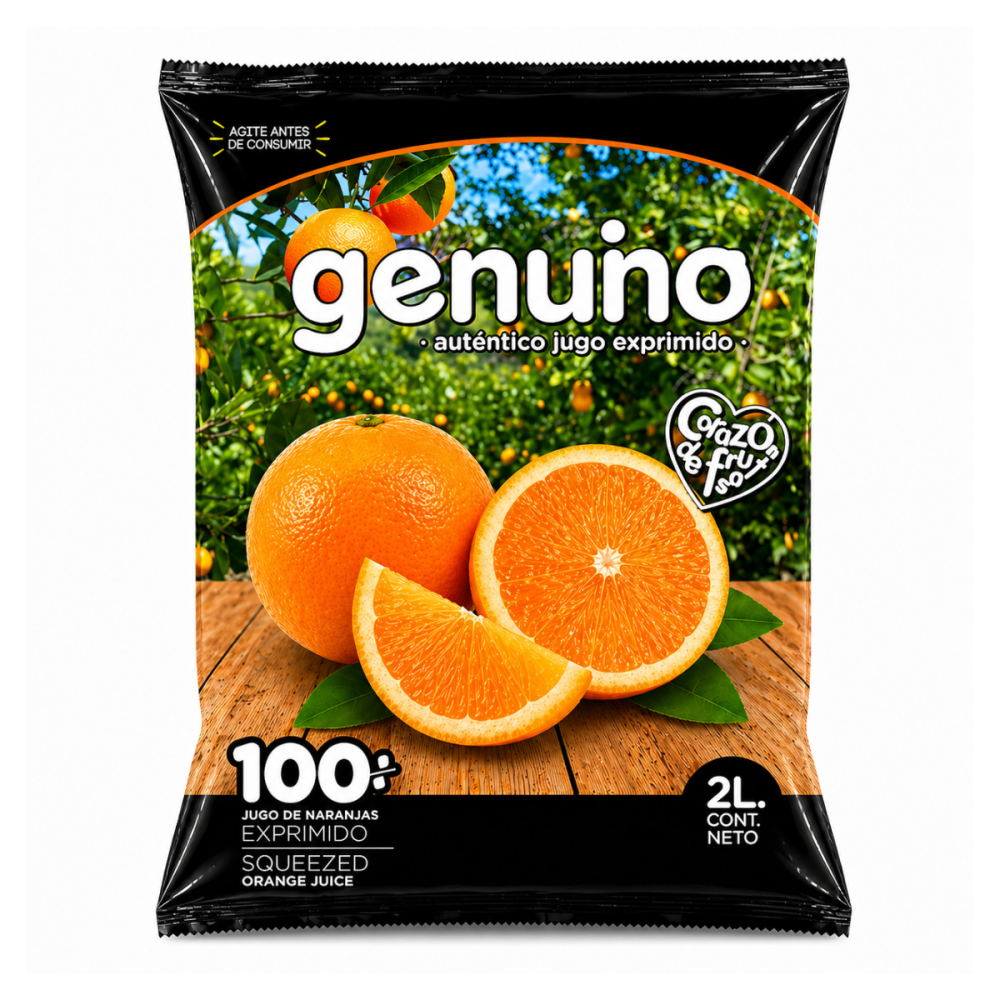 JUGO DE NARANJA CONG. 5 X 2 LTS. GENUINO