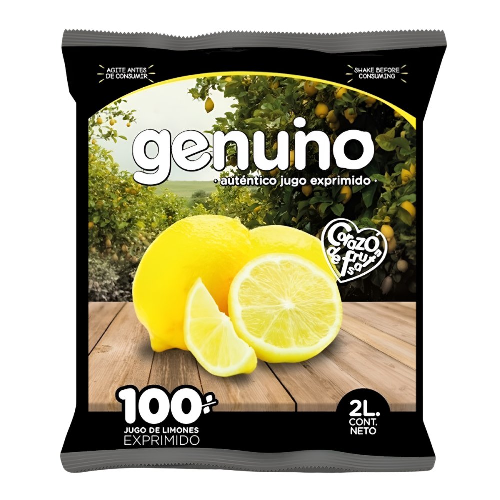 JUGO DE LIMON CONG. 5 X 2 LTS. GENUINO