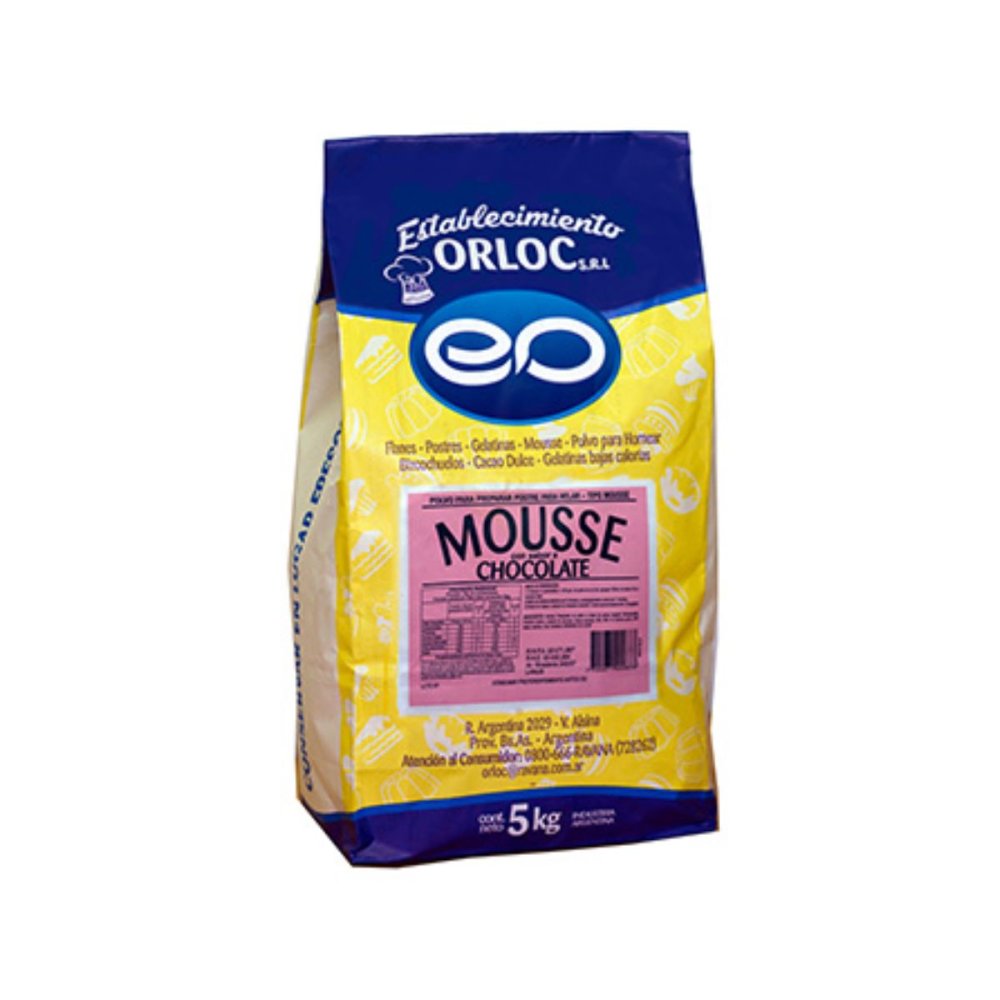 MOUSSE DE CHOCOLATE ORLOC x 5 kg