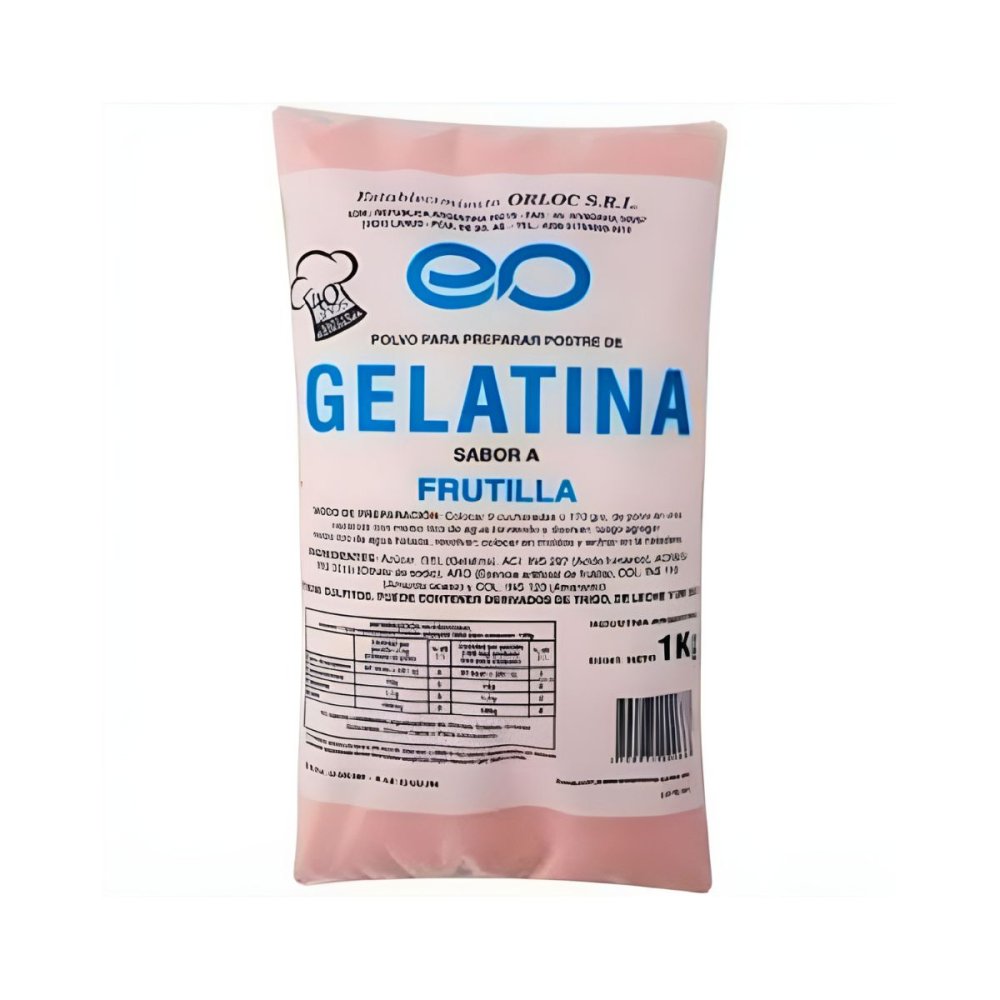 GELATINA DE FRUTILLA ORLOC 10 x 1 kg