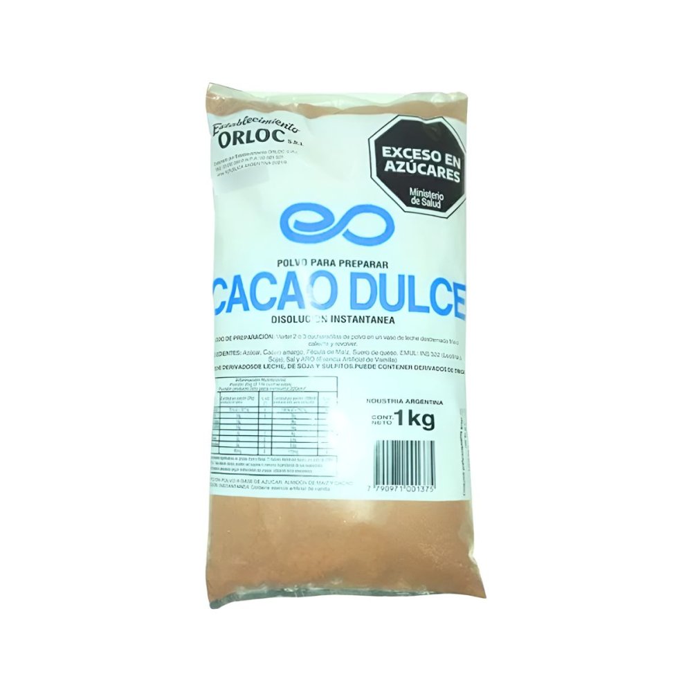 CACAO DULCE BOLSA 10 x 1Kg