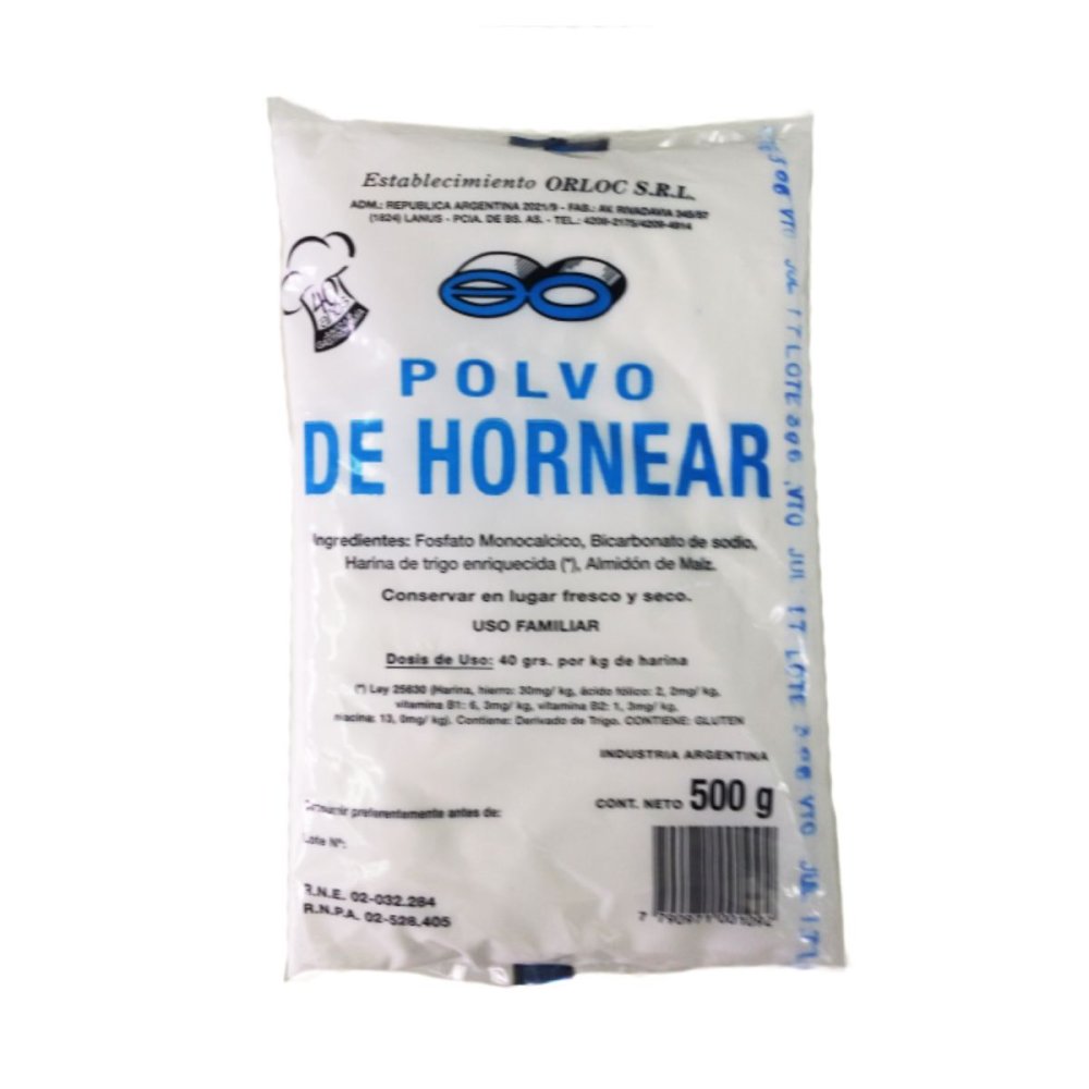 POLVO DE HORNEAR ORLOC 20 x 500g