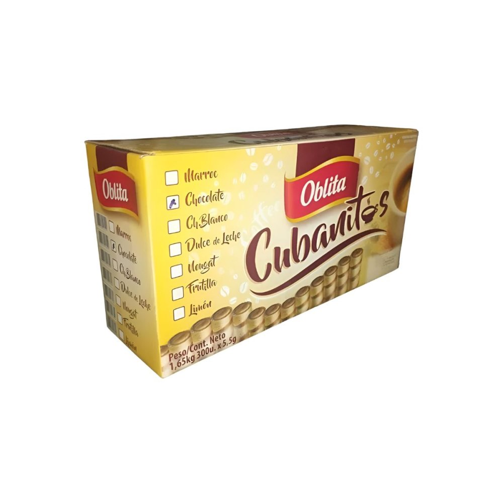 CUBANITO C/CHOCOLATE OBLITA x 300 u.