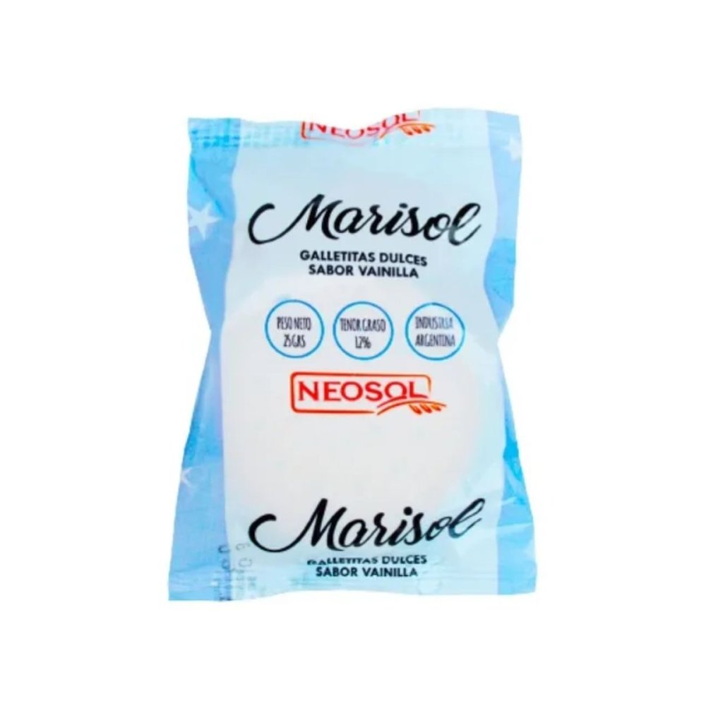 GALLETITAS DULCE MARISOL NEOSOL 156 x 25g