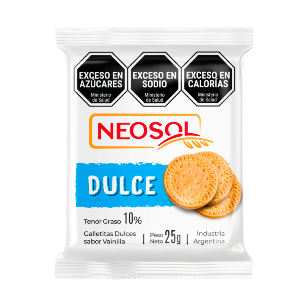 GALLETITAS DULCE MARISOL NEOSOL 156 x 25g