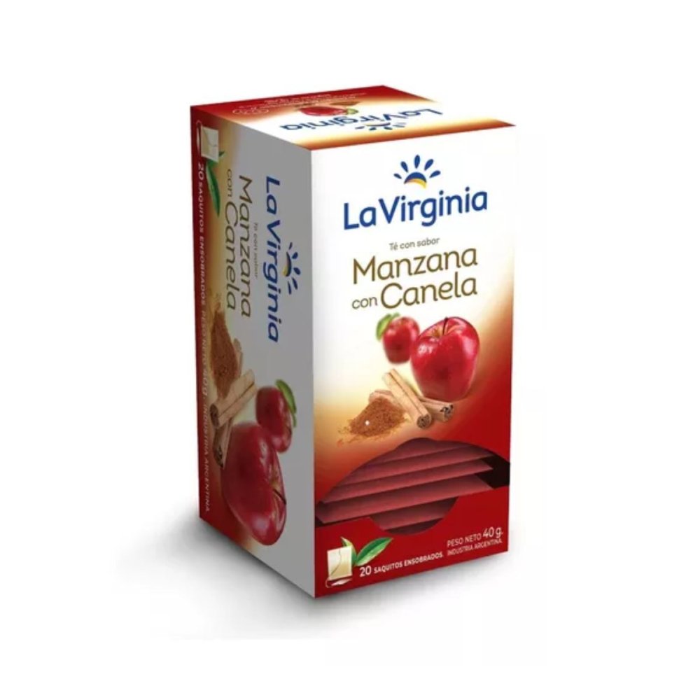TE MANZANA C/CANELA LA VIRGINIA 6 x 20 saq