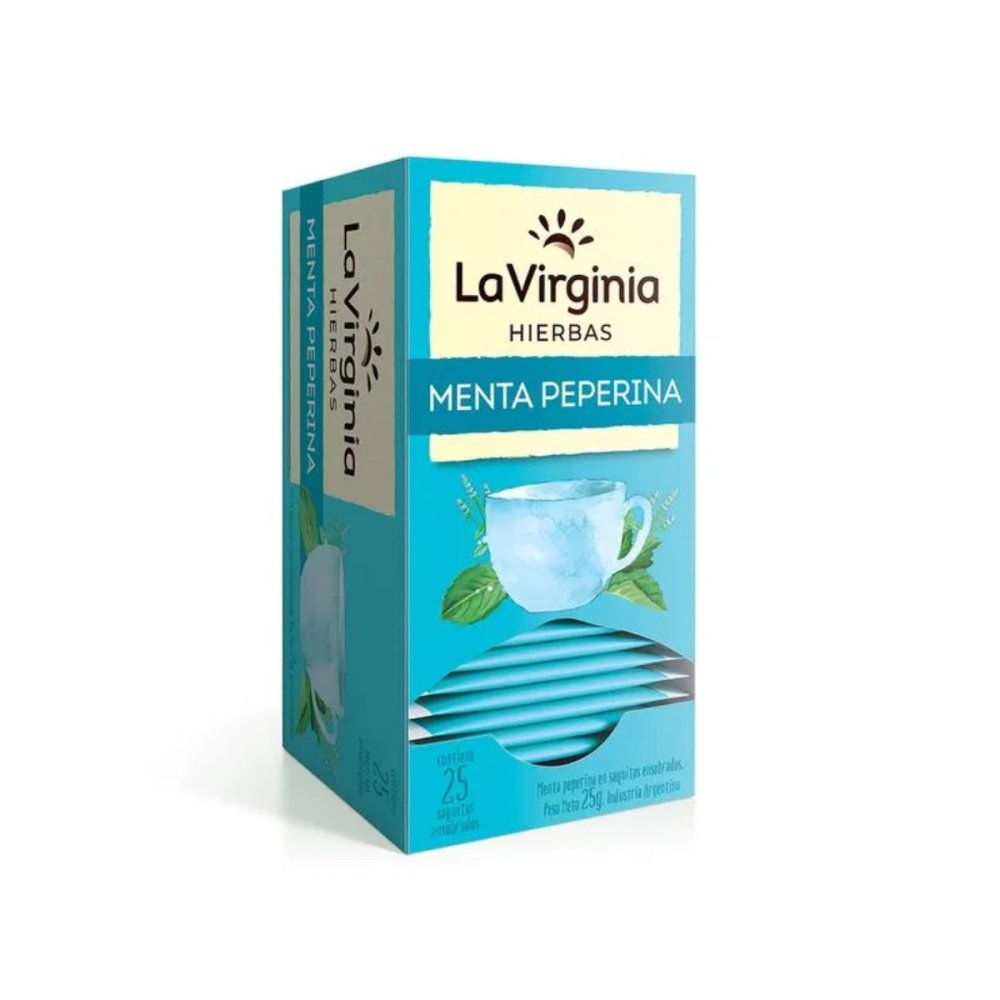 TE DE MENTA PEPERINA LA VIRGINIA 6 x 25 saq