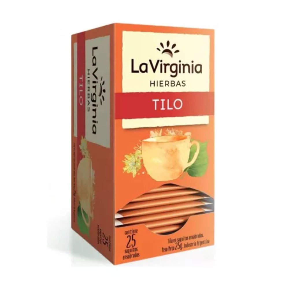 TE TILO LA VIRGINIA 6 cajas x 25 saquitos
