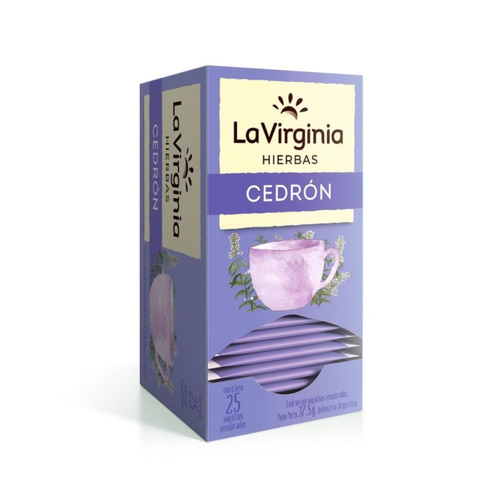TE DE CEDRON LA VIRGINIA 6 x 25 saquitos
