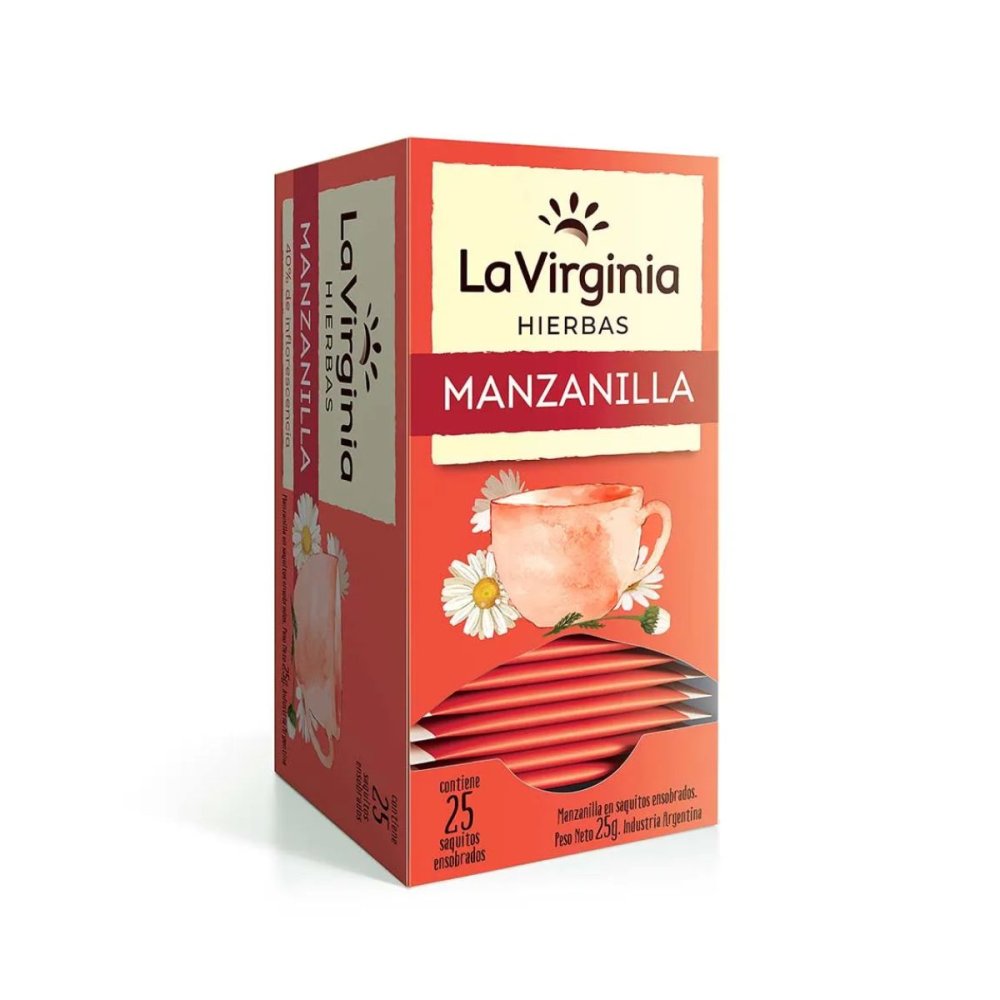 TE DE MANZANILLA LA VIRGINIA 6 x 25 saq.