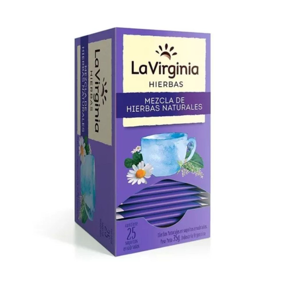 TE MEZC.HIERBAS LA VIRGINIA 6 x 25 saquitos