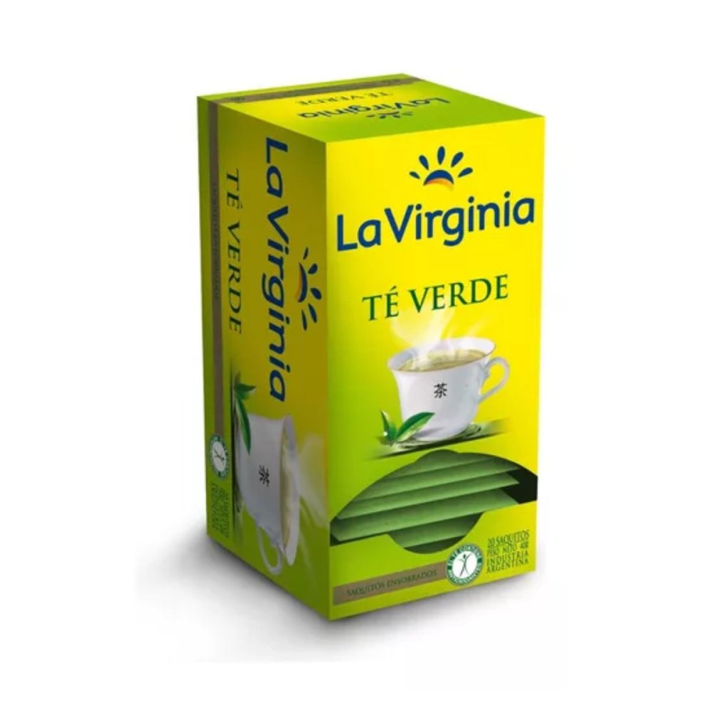 TE VERDE LA VIRGINIA 6 cajas x 20 saquitos