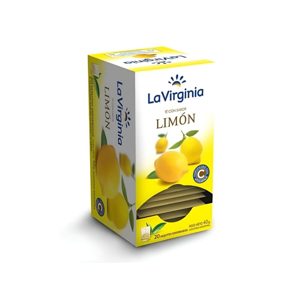 TE C/LIMON VITAMINA C LA VIRGINIA 6 x 20 saq