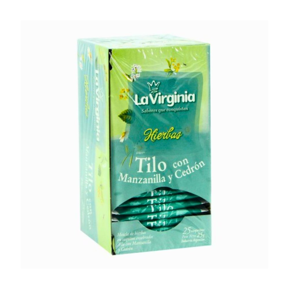 TE TILO/MANZ/CEDRON LA VIRGINIA 6 x 25 saq