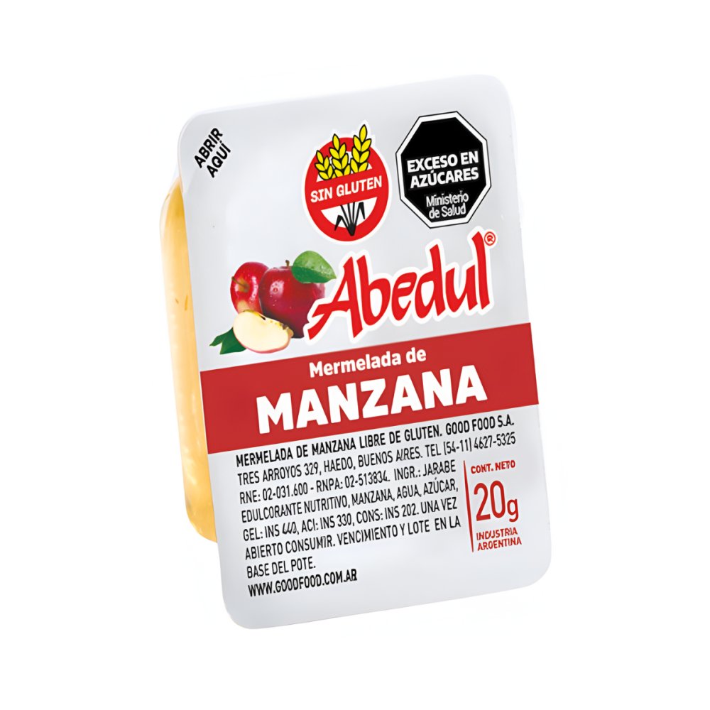 MERMELADA MANZANA ABEDUL x 108 u. x 20 g