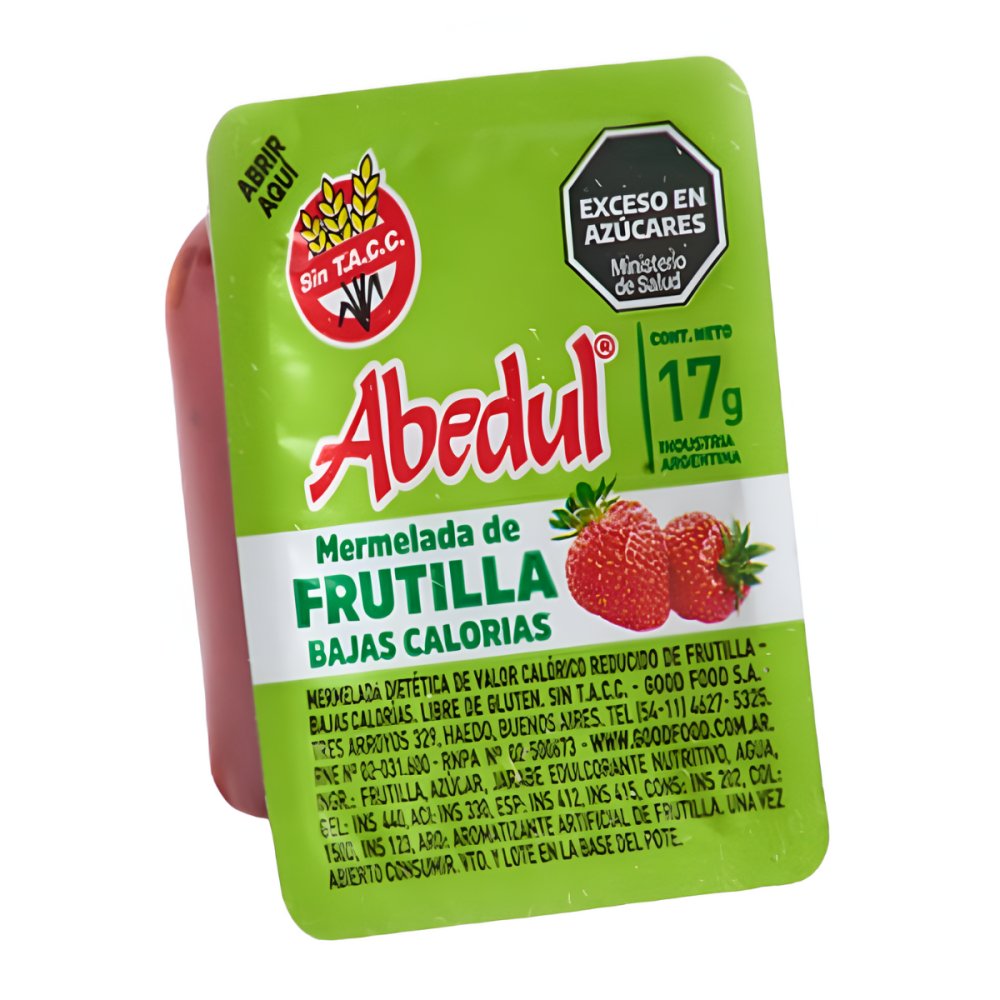 MERMELADA DIET FRUTILLA ABEDUL x 120 u.