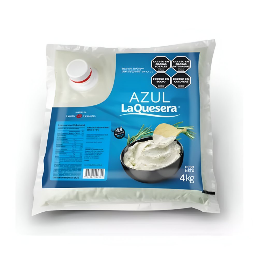 PASTA AZUL LA QUESERA 4 POUCH x 3 kg