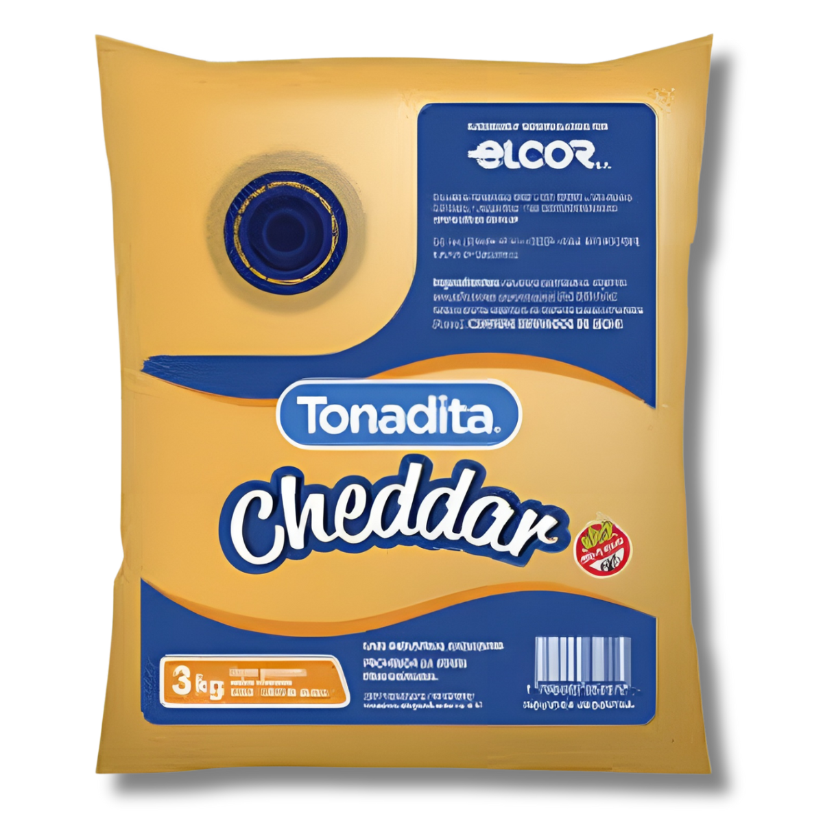 QUESO CHEDDAR LIQ. TONADITA 2 x 3 kg