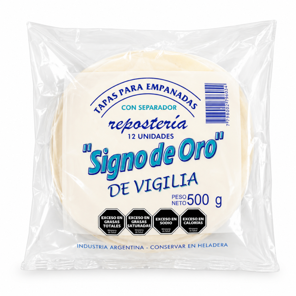 TAPA EMP.VIGILIA S.O. X 500 GRS X 12 UNID.