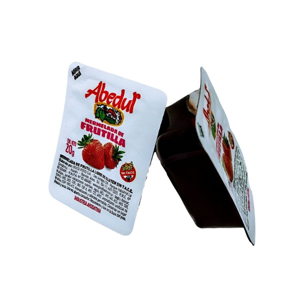MERMELADA FRUTILLA ABEDUL x 108 u. x 20 g