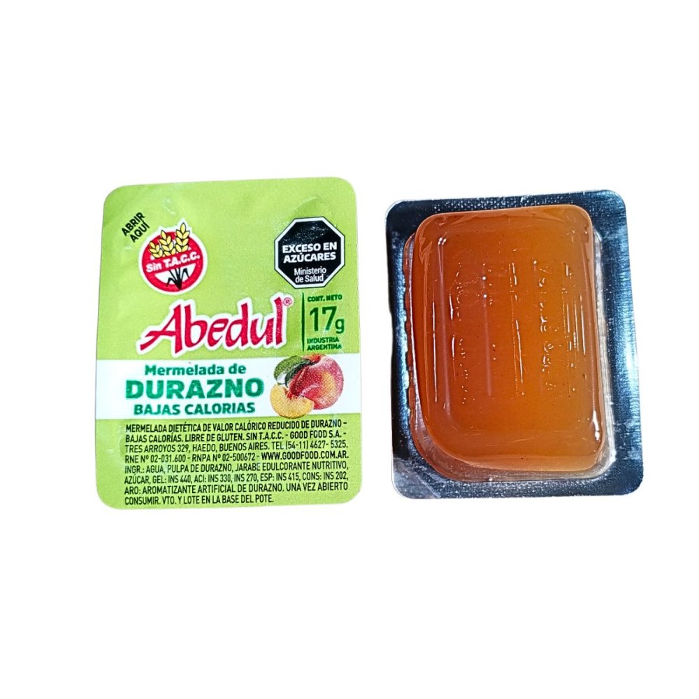MERMELADA DIET DURAZNO ABEDUL x 120 u.