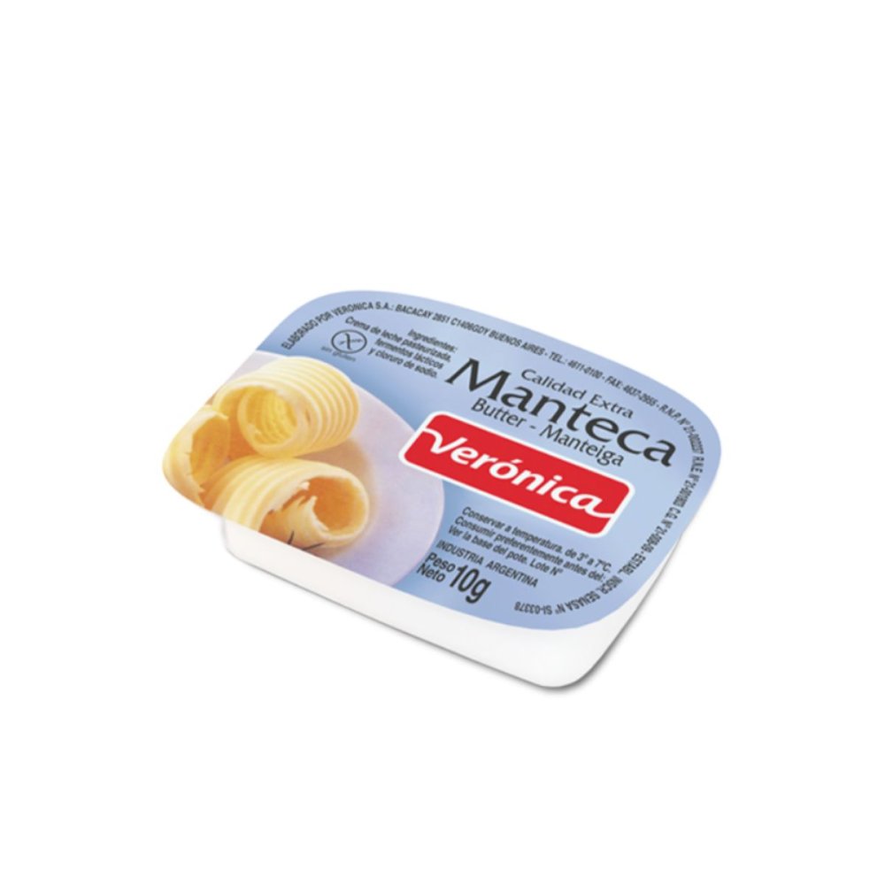 MANTECA VERONICA INDIVIDUAL 144 u. x 10 g