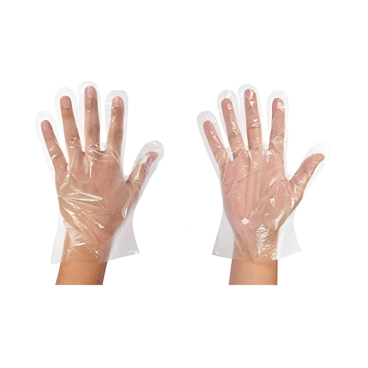 GUANTES PLASTICOS X 100 UNID.